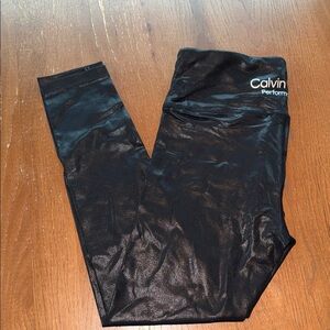 Calvin Klein Black Performance Leggings
